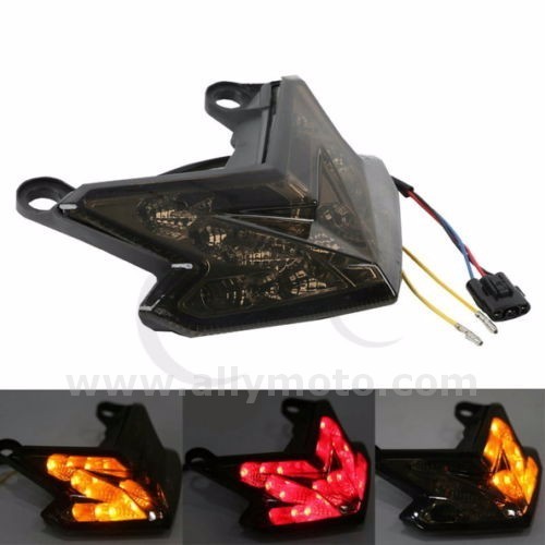 6 Abs Led Taillight Kawasaki Ninja Z800 Zx6R 636 2013-2015@2